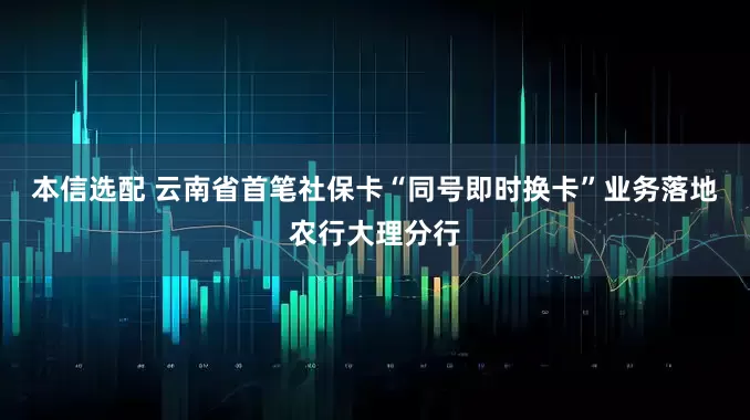 本信选配 云南省首笔社保卡“同号即时换卡”业务落地农行大理分行