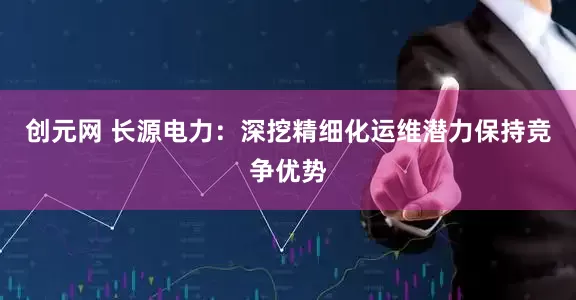 创元网 长源电力:深挖精细化运维潜力保持竞争优势